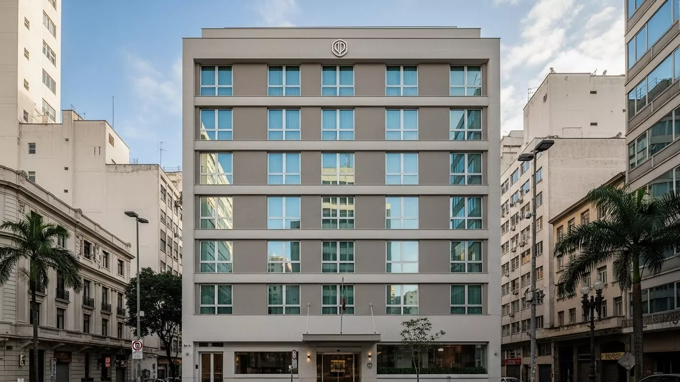 fachada de hotem em campo grande